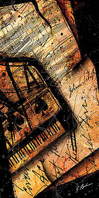 Wall Art - Digital Art - Sonata In Ace Minor Panel I by Gary Bodnar