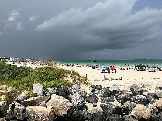 South Beach Rain by DEBORAH FERREE South Beach Rain by DEBORAH FERREE