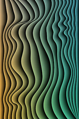 Wall Art - Digital Art - Split Infinities by Becky Titus