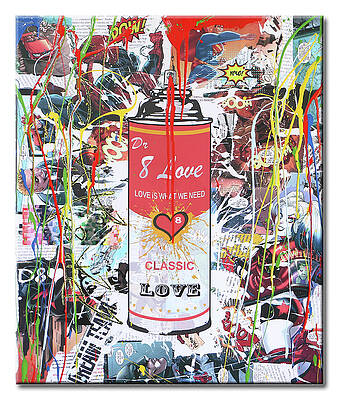Louis Vuitton-Red Painting by Dr eight LOVE