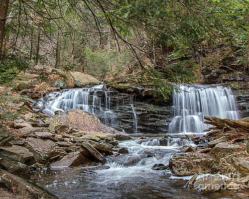 Wall Art - Photograph - Cayuga Waterfalls by Rod Best
