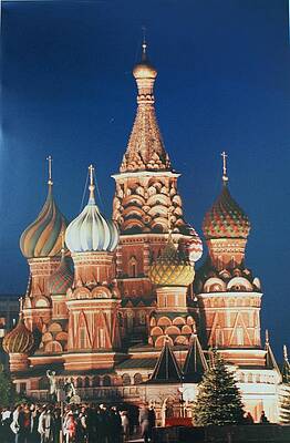 St Basil's by Night by David Connaughton