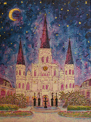 St. Louis Cathedral - 21 x 26 Signed Print - Limited Edition Fine Art Print
