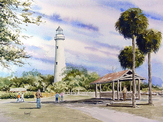 St. Simons Island Lighthouse by Sam Sidders St. Simons Island Lighthouse by Sam Sidders