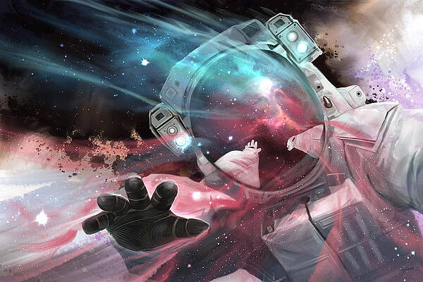 Wall Art - Digital Art - Stardust by Steve Goad