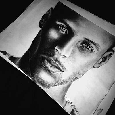 Steph Curry Drawing Drawing by Moses Sabayi - Fine Art America
