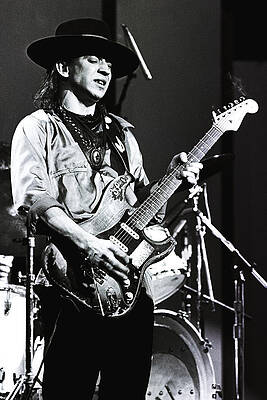 Wall Art - Photograph - Stevie Ray Vaughan 1984  by Chris Walter