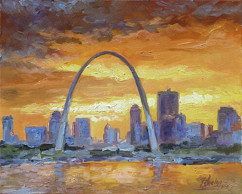 St Louis Arch Paintings Fine Art America