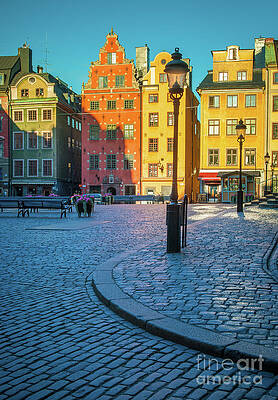 Wall Art - Photograph - Stockholm Stortorget Square by Inge Johnsson