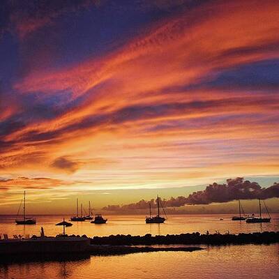 Wall Art - Photograph - Store Bay, Tobago At Sunset
#view by John Edwards