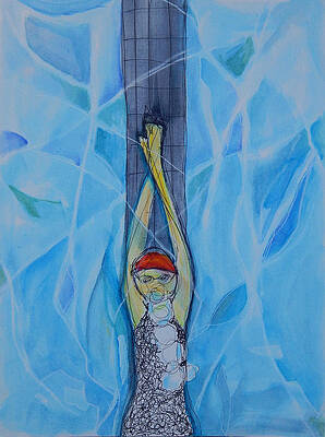 Wall Art - Mixed Media - Streamline.MaryMConner by Mary Conner