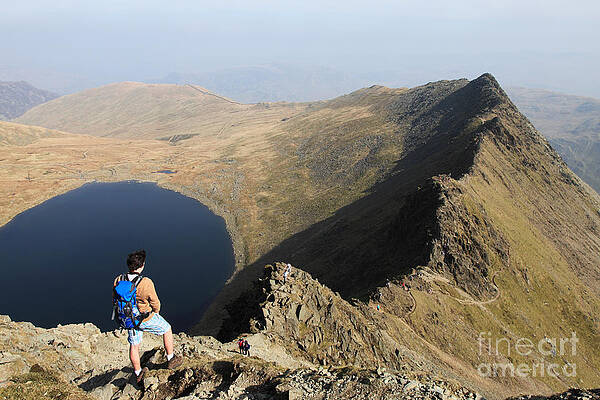 Striding Edge from Helvellyn by Bryan Attewell Striding Edge from Helvellyn by Bryan Attewell