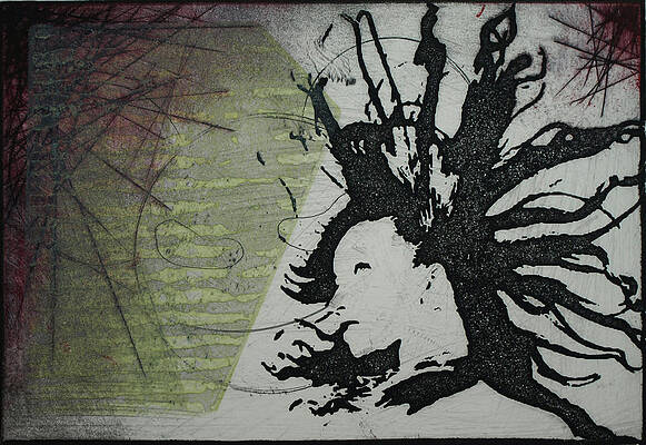 Wall Art - Drawing - Strike Point by Erik Paul