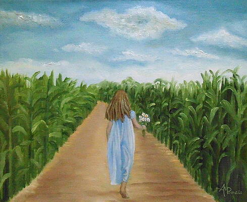 Corn Field Paintings Fine Art America