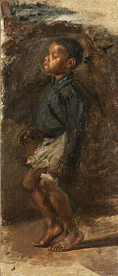 Study for Negro Boy Dancing. The Boy Print by Thomas Eakins Study for Negro Boy Dancing. The Boy Print by Thomas Eakins