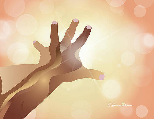 Study Of Hands No.11 by Sandra Jean-Pierre Study Of Hands No.11 by Sandra Jean-Pierre