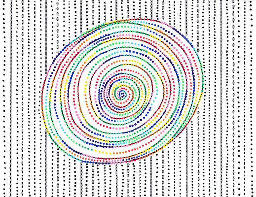 Doodle #Picasso #random #sketch #fountain #pen #penandink #highlighter  #neon #abstract #visual Spiral Notebook by Nivesh Rawatlal - Fine Art  America