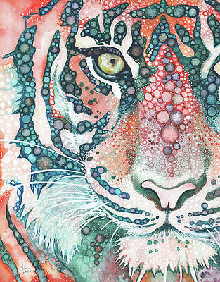 Psychedelic Cat Paintings Fine Art America