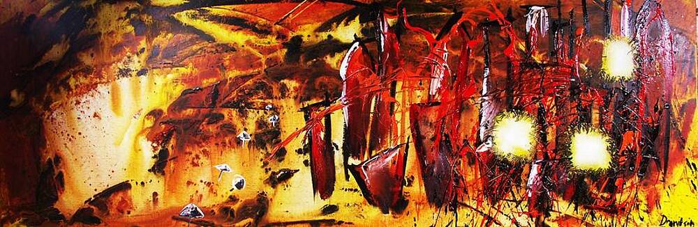 Summer City Painting By Peter Dranitsin