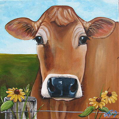 Cow Eyes Paintings - Fine Art America