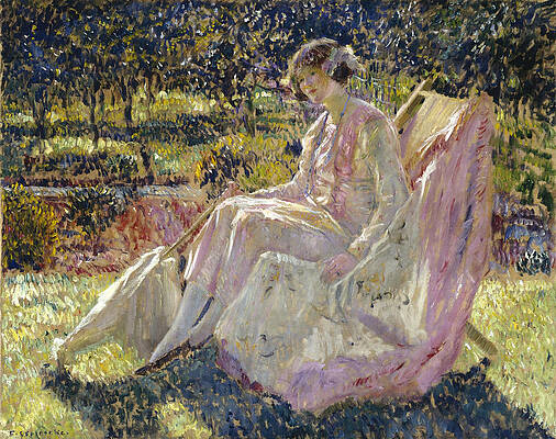 Sunbath Print by Frederick Carl Frieseke