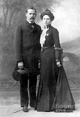 Wall Art - Photograph - Sundance Kid And Etta Place, 1901 by Science Source