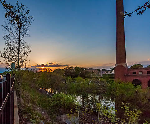 Wall Art - Photograph - Sunset at The Baker Chocolate Factory by Brian MacLean