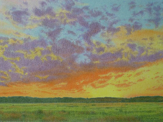 Sunset near Miles City by Cris Fulton