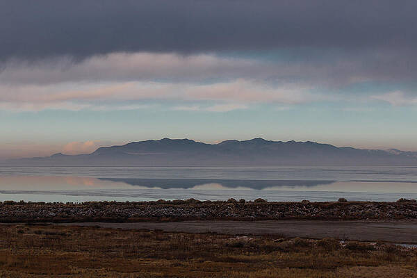 Wall Art - Photograph - Sunset on Antelope Island by Teresa Wilson