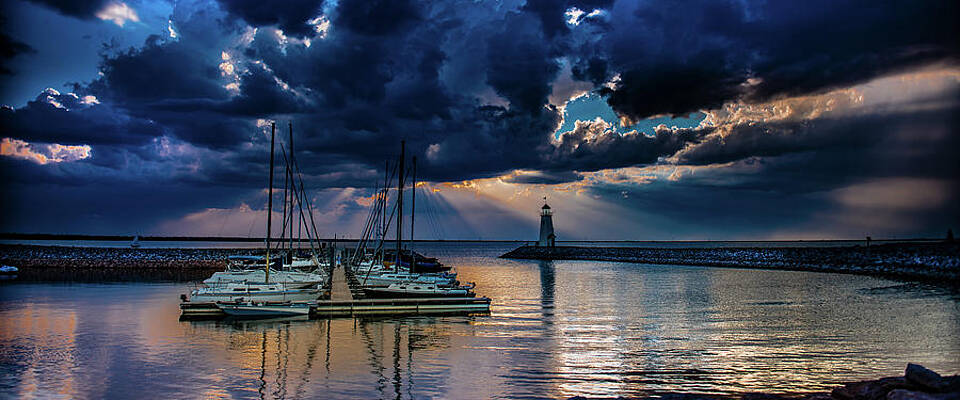 Sunset on Lake Hefner #12 by Don Risi Sunset on Lake Hefner #12 by Don Risi