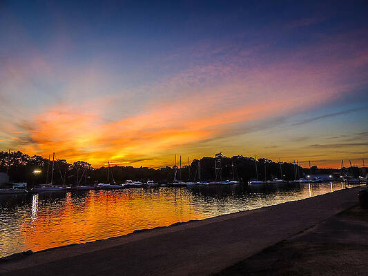 Wall Art - Photograph - Sunset Promenade by Glenn Feron