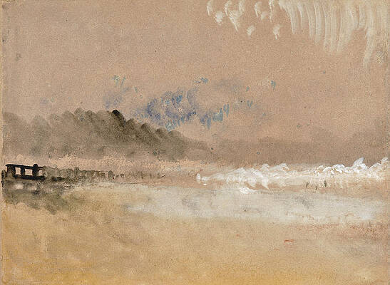 Surf on a beach. Margate Print by Joseph Mallord William Turner