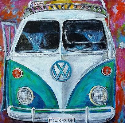 Hippie Van Paintings Page 2 Of 2 Fine Art America