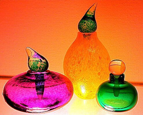 Colorful Perfume Bottles Photograph by Lynne Pedlar - Fine Art America