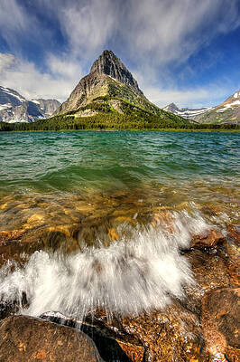 Wall Art - Photograph - Swiftcurrent Breaks by David Andersen