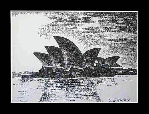 Sydney opera house icon Royalty Free Vector Image