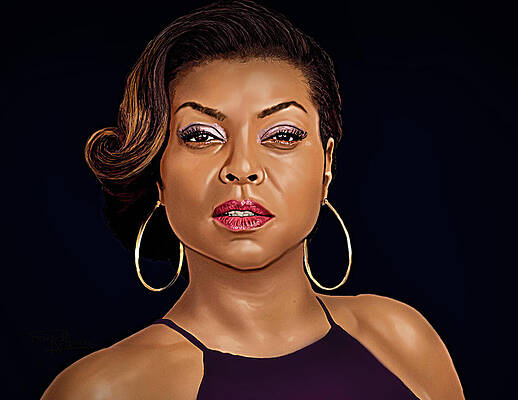 Taraji P Henson Digital Drawing by Femchi Art Taraji P Henson Digital Drawing by Femchi Art