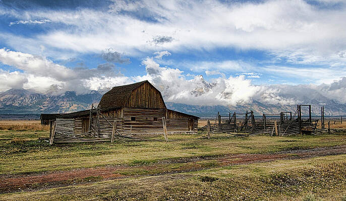 Wall Art - Photograph - Teton Cloud Covered by David Armstrong
