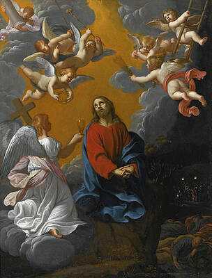The Agony in the Garden Print by Studio of Guido Reni