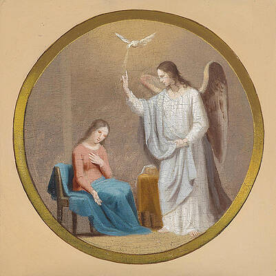 The Annunciation Print by Josef Arnold the Elder