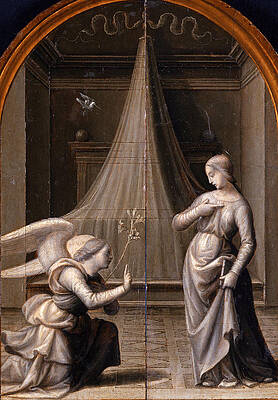 The Annunciation Print by Mariotto Albertinelli