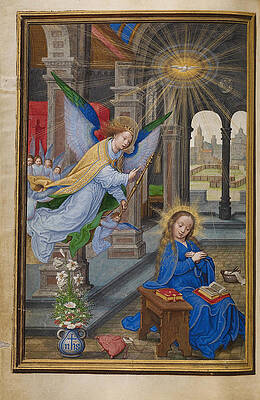 The Annunciation Print by Simon Bening
