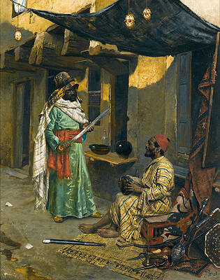 The Arms Merchant Print by Rudolf Ernst