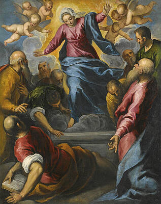 The Assumption Print by Palma Il Giovane