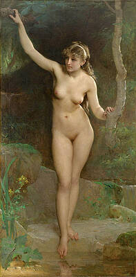 The Bather Print by Emile Munier