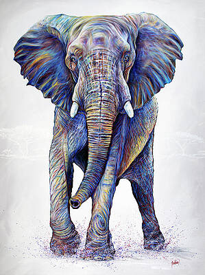 Abstract Elephant Art Fine Art America