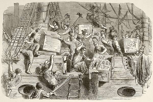 Boston Tea Party Drawings Fine Art America Progressive political movements, from martin luther king to mahatma gandhi, have drawn on the original american boston tea party for inspiring. boston tea party drawings fine art