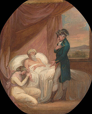 The Brahmin Committing his Daughter Coraly to the Care of Blandford Print by Thomas Kirk