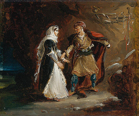 The Bride of Abydos Print by Theodore Gericault