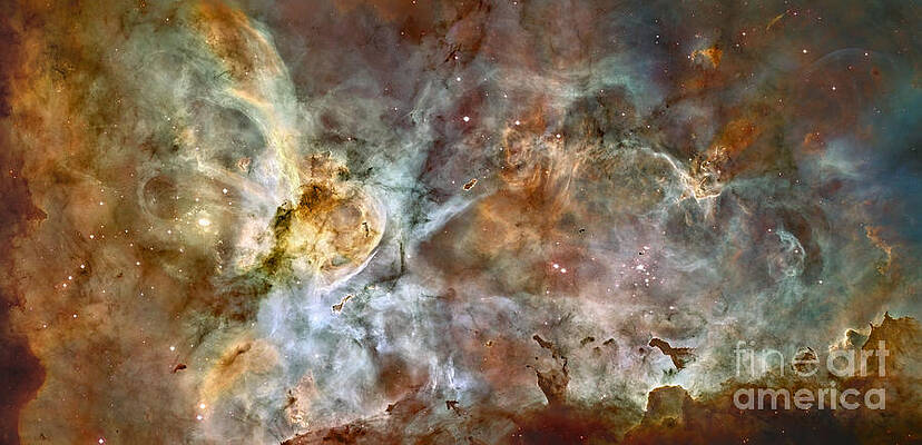 Wall Art - Photograph - The Central Region Of The Carina Nebula by Stocktrek Images